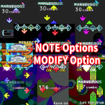 【DDR UNIVERSE 3】 NOTE / Modify オプションの効果を比較してみた